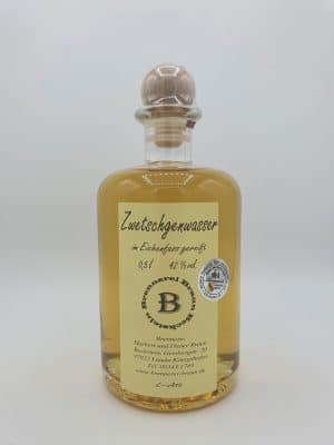 Zwetschgenwasser – im Eichenfass gereift – 0,5L